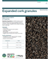 MDS_Expanded cork granules