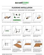 Installation Process - Floating Floor - Underlayment with Vapor Barrier
