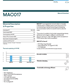 Datasheets | MAC017