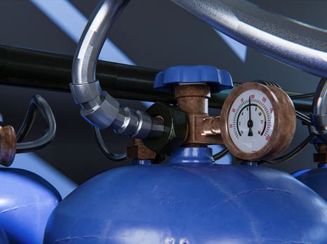 3D Rendering Gas Cylinder (1)